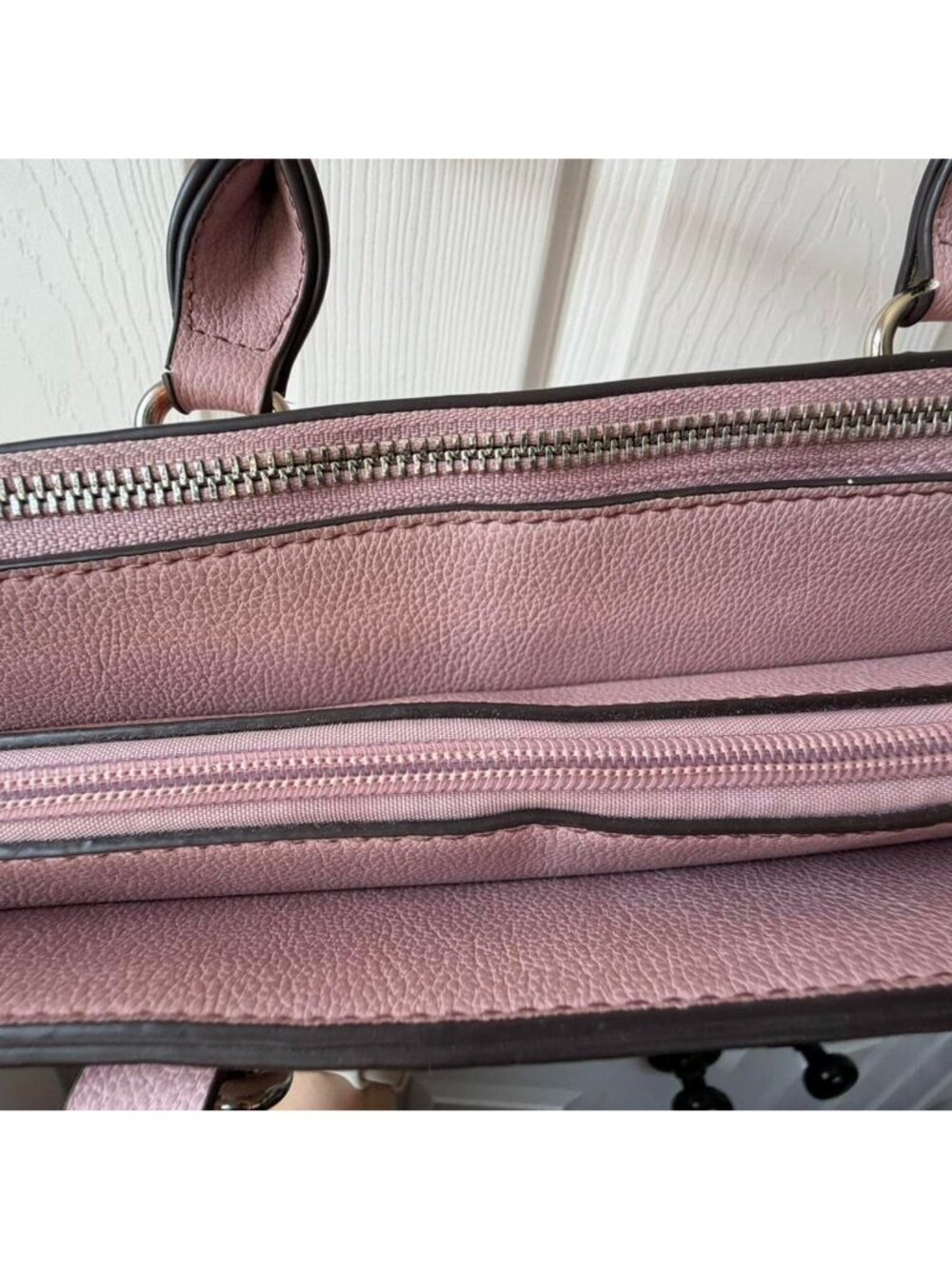 Charming Charlie Pink Satchel - Picture 7 of 8